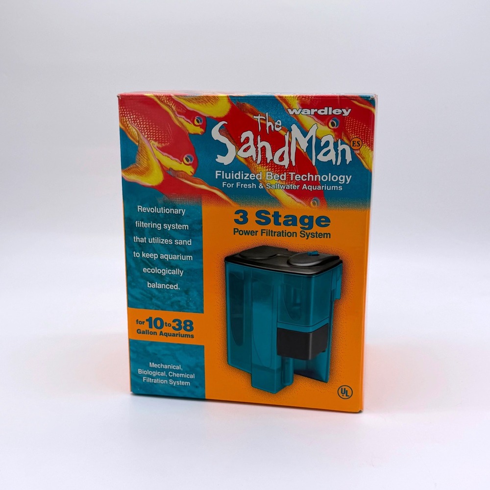 Vintage Wardley SandMan ES Aquarium Filter 10-38 Gallon NEW NOS Complete